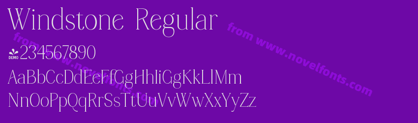Windstone RegularPreview Windstone RegularPreview