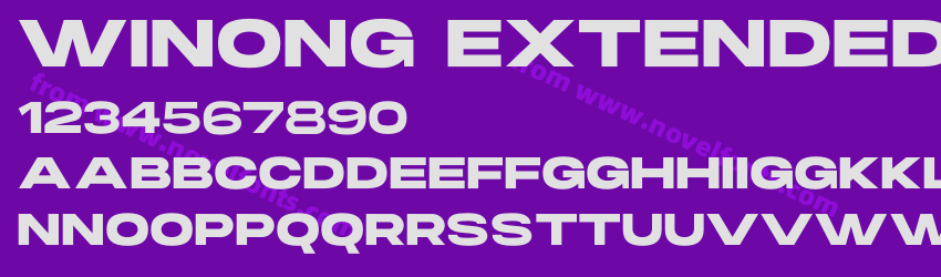 Winong Extended BoldPreview