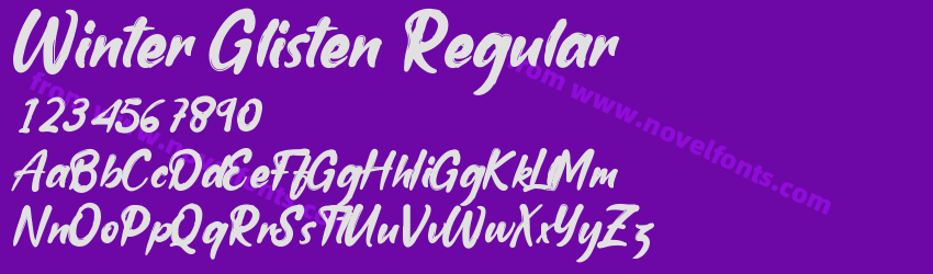 Winter Glisten RegularPreview Winter Glisten RegularPreview