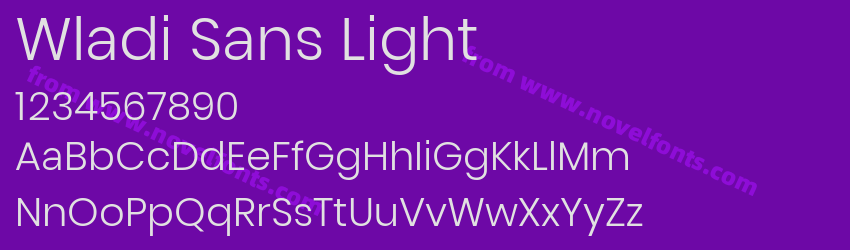 Wladi Sans LightPreview Wladi Sans LightPreview