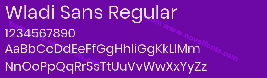 Wladi Sans RegularPreview Wladi Sans RegularPreview