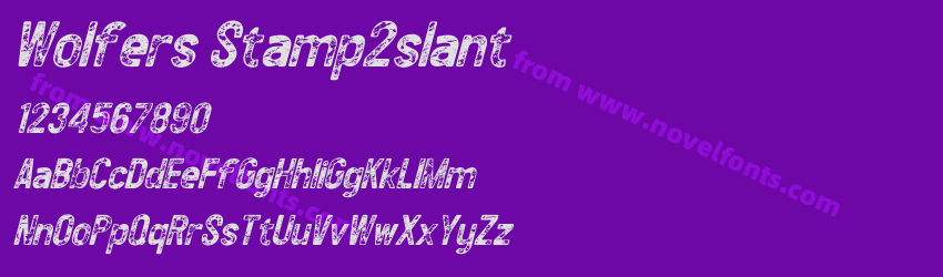 Wolfers-Stamp#2SlantPreview Wolfers-Stamp#2SlantPreview