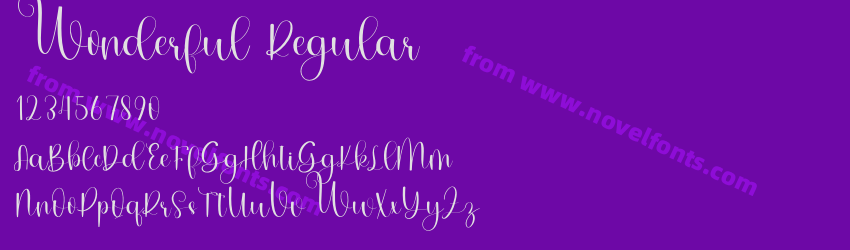 Wonderful RegularPreview Wonderful RegularPreview