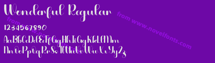 Wonderful RegularPreview Wonderful RegularPreview