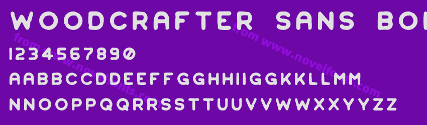 Woodcrafter Sans BoldPreview Woodcrafter Sans BoldPreview