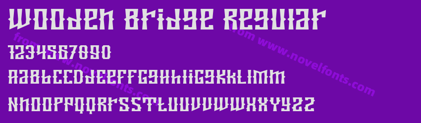 Wooden Bridge RegularPreview Wooden Bridge RegularPreview