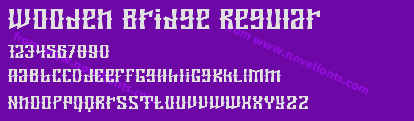 Wooden Bridge RegularPreview Wooden Bridge RegularPreview