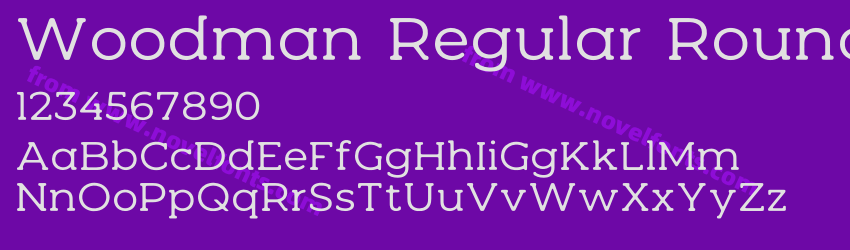 Woodman Regular RoundedPreview Woodman Regular RoundedPreview