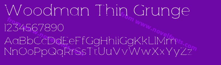 Woodman Thin GrungePreview Woodman Thin GrungePreview