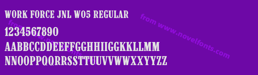 Work Force JNL W05 RegularPreview Work Force JNL W05 RegularPreview