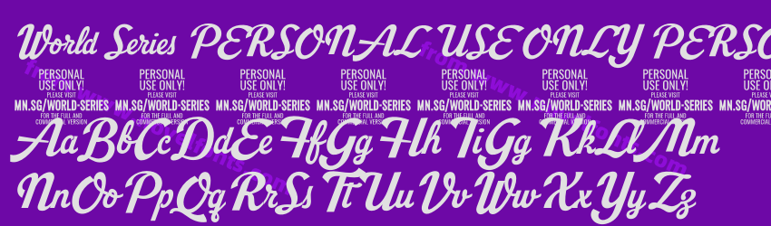 World Series PERSONAL USE ONLY PERSONAL USE ONLYPreview World Series PERSONAL USE ONLY PERSONAL USE ONLYPreview