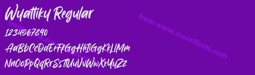 Wyattiky RegularPreview Wyattiky RegularPreview