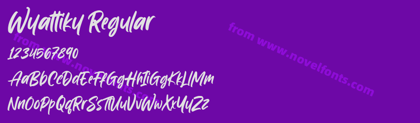 Wyattiky RegularPreview Wyattiky RegularPreview