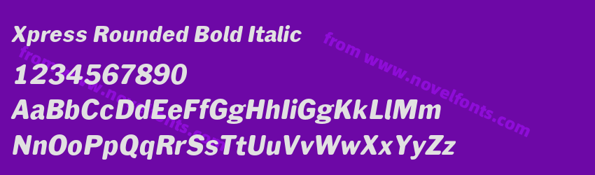 Xpress Rounded Bold ItalicPreview Xpress Rounded Bold ItalicPreview