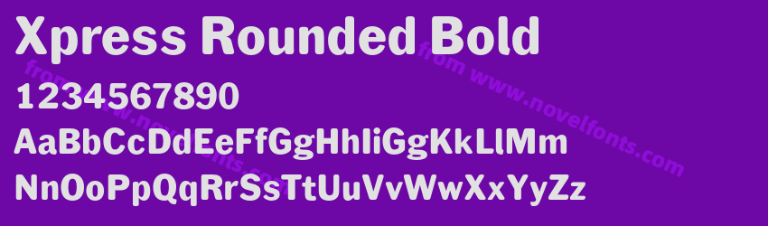 Xpress Rounded BoldPreview Xpress Rounded BoldPreview