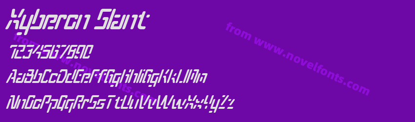 Xyberon SlantPreview Xyberon SlantPreview
