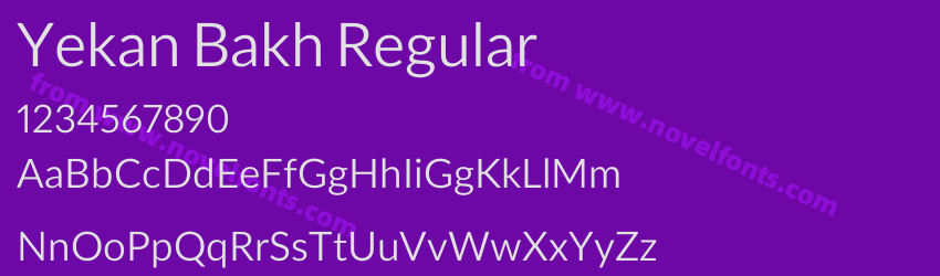 Yekan Bakh RegularPreview Yekan Bakh RegularPreview