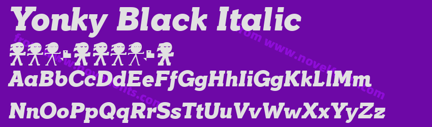 Yonky Black ItalicPreview Yonky Black ItalicPreview