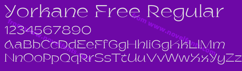 Yorkane Free RegularPreview Yorkane Free RegularPreview