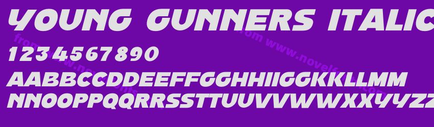 Young Gunners ItalicPreview Young Gunners ItalicPreview