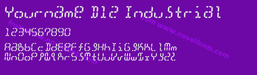 Yourname D12 IndustrialPreview Yourname D12 IndustrialPreview