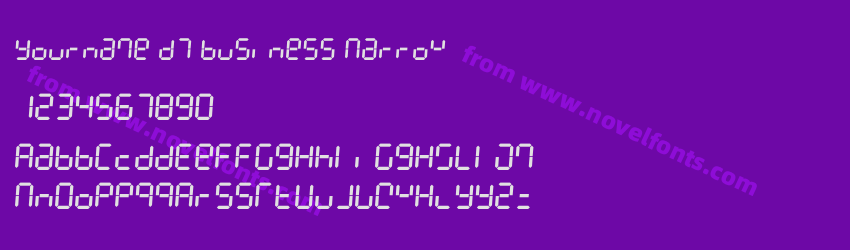 Yourname D7 Business NarrowPreview Yourname D7 Business NarrowPreview