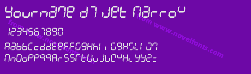 Yourname D7 Jet NarrowPreview Yourname D7 Jet NarrowPreview