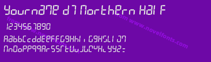 Yourname D7 Northern HalfPreview Yourname D7 Northern HalfPreview