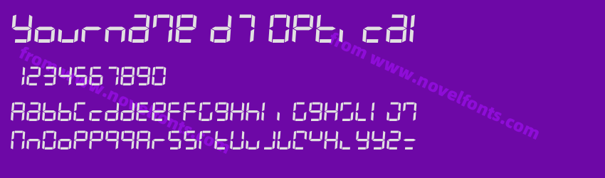 Yourname D7 OpticalPreview Yourname D7 OpticalPreview