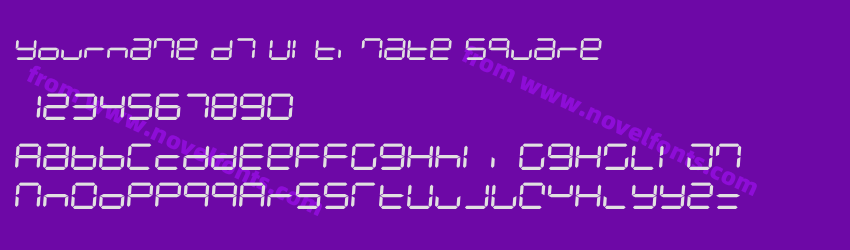 Yourname D7 Ultimate SquarePreview Yourname D7 Ultimate SquarePreview