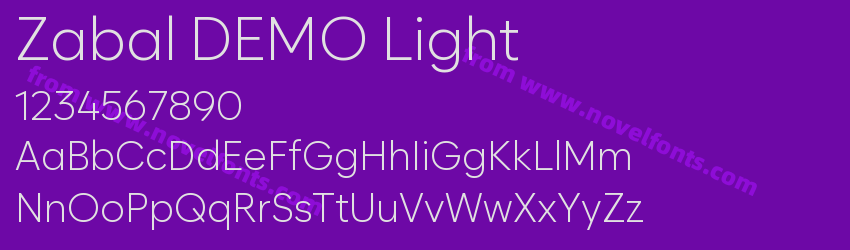 Zabal DEMO LightPreview Zabal DEMO LightPreview