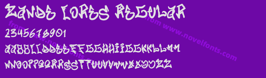 Zande Cores RegularPreview Zande Cores RegularPreview