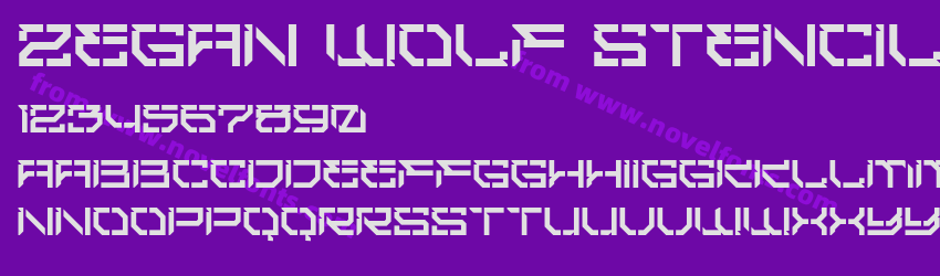 Zegan Wolf StencilPreview Zegan Wolf StencilPreview