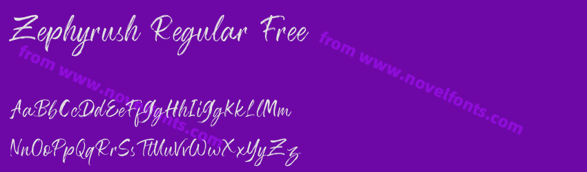 Zephyrush Regular FreePreview Zephyrush Regular FreePreview