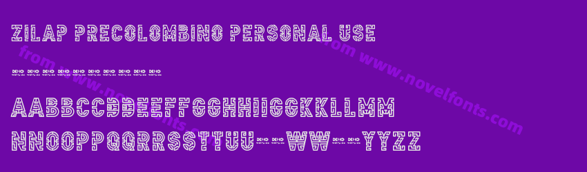 Zilap Precolombino Personal UsePreview Zilap Precolombino Personal UsePreview