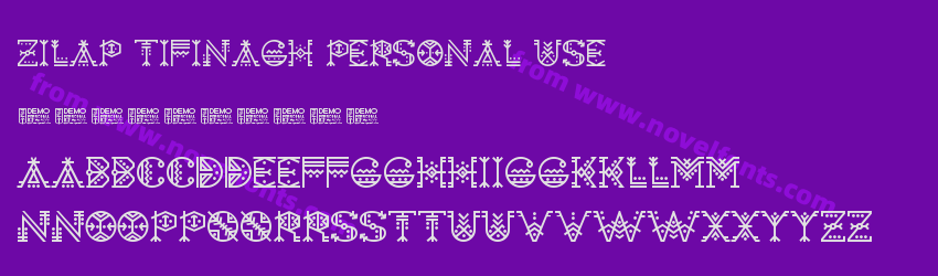 Zilap Tifinagh PERSONAL USEPreview Zilap Tifinagh PERSONAL USEPreview