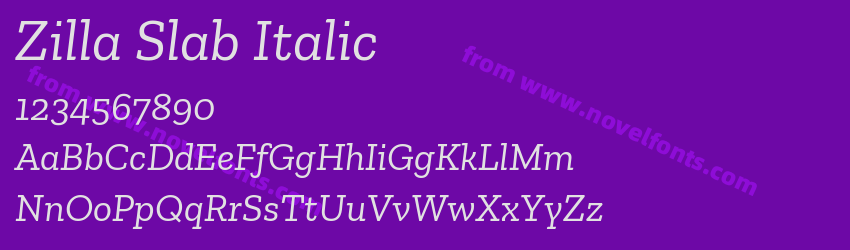 Zilla Slab ItalicPreview Zilla Slab ItalicPreview