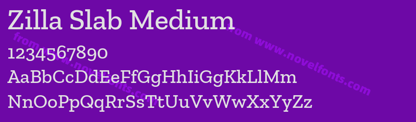 Zilla Slab MediumPreview Zilla Slab MediumPreview