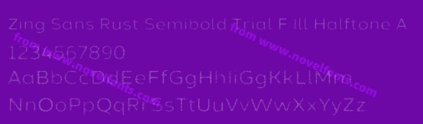 Zing Sans Rust Semibold Trial F Ill Halftone APreview Zing Sans Rust Semibold Trial F Ill Halftone APreview