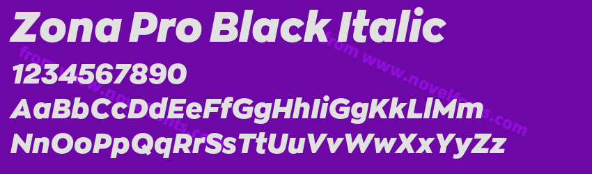 Zona Pro Black ItalicPreview Zona Pro Black ItalicPreview