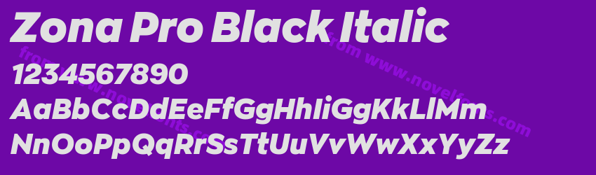 Zona Pro Black ItalicPreview Zona Pro Black ItalicPreview