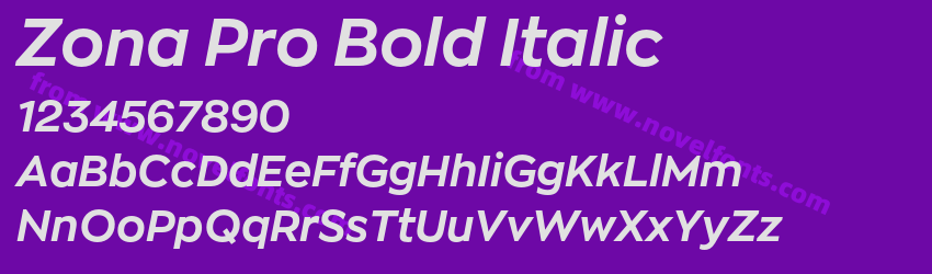 Zona Pro Bold ItalicPreview Zona Pro Bold ItalicPreview