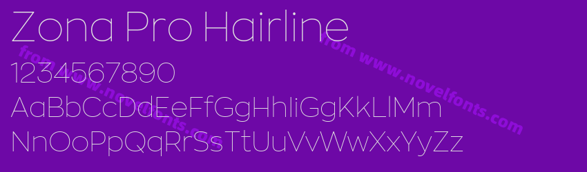 Zona Pro HairlinePreview Zona Pro HairlinePreview