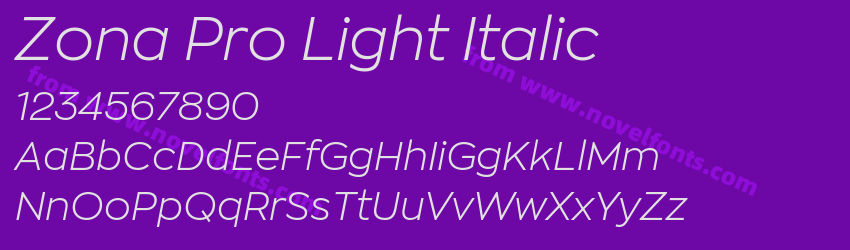 Zona Pro Light ItalicPreview Zona Pro Light ItalicPreview