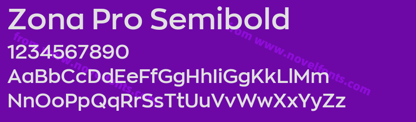 Zona Pro SemiboldPreview Zona Pro SemiboldPreview