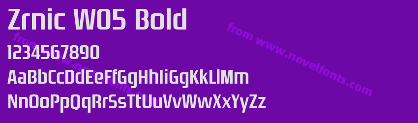 Zrnic W05 BoldPreview Zrnic W05 BoldPreview