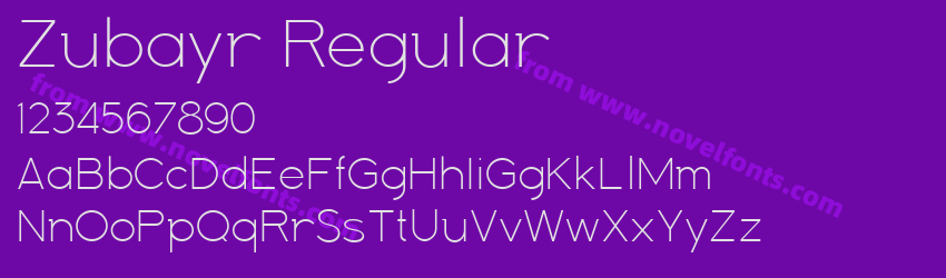 Zubayr RegularPreview Zubayr RegularPreview