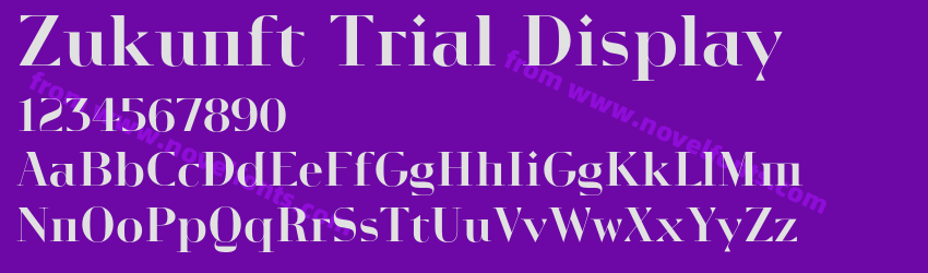 Zukunft Trial DisplayPreview Zukunft Trial DisplayPreview