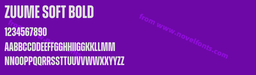 Zuume Soft BoldPreview Zuume Soft BoldPreview