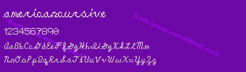 americancursivePreview americancursivePreview